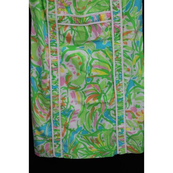 Lilly Pulitzer Fryer Shift Dress Elephant Ears Print Size 2 - Picture 4 of 7